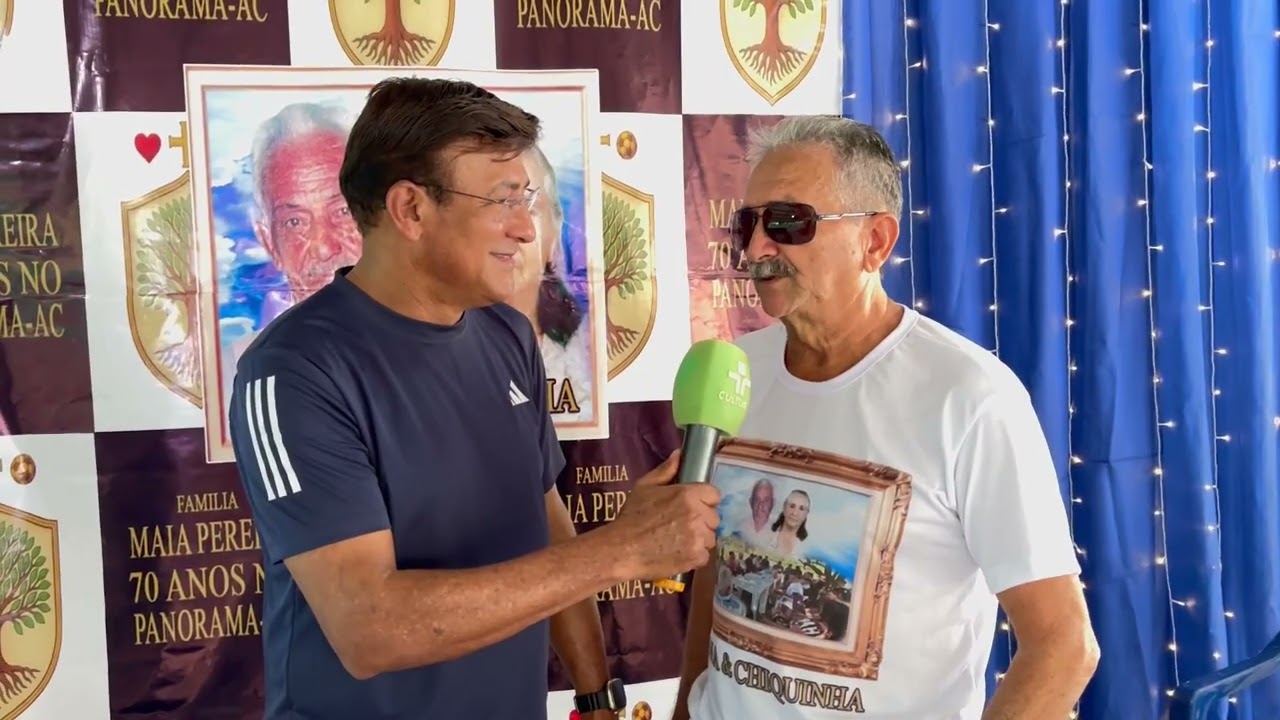 No Panorama parentes e amigos se reúnem para comemorar os 70 anos da família Maia e Pereira no Acre