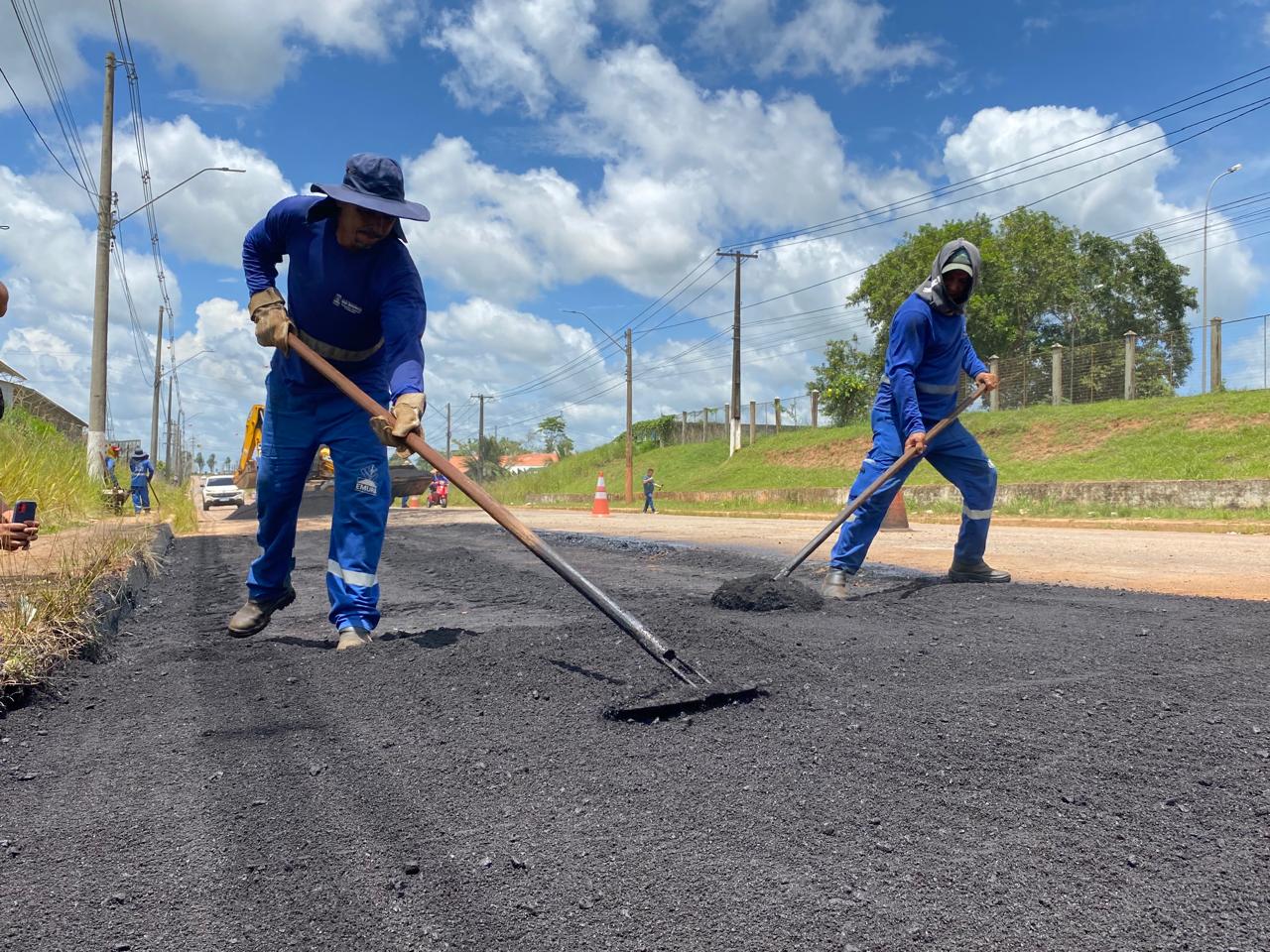 Prefeitura de Rio Branco intensifica operação tapa-buraco na Avenida Sobral