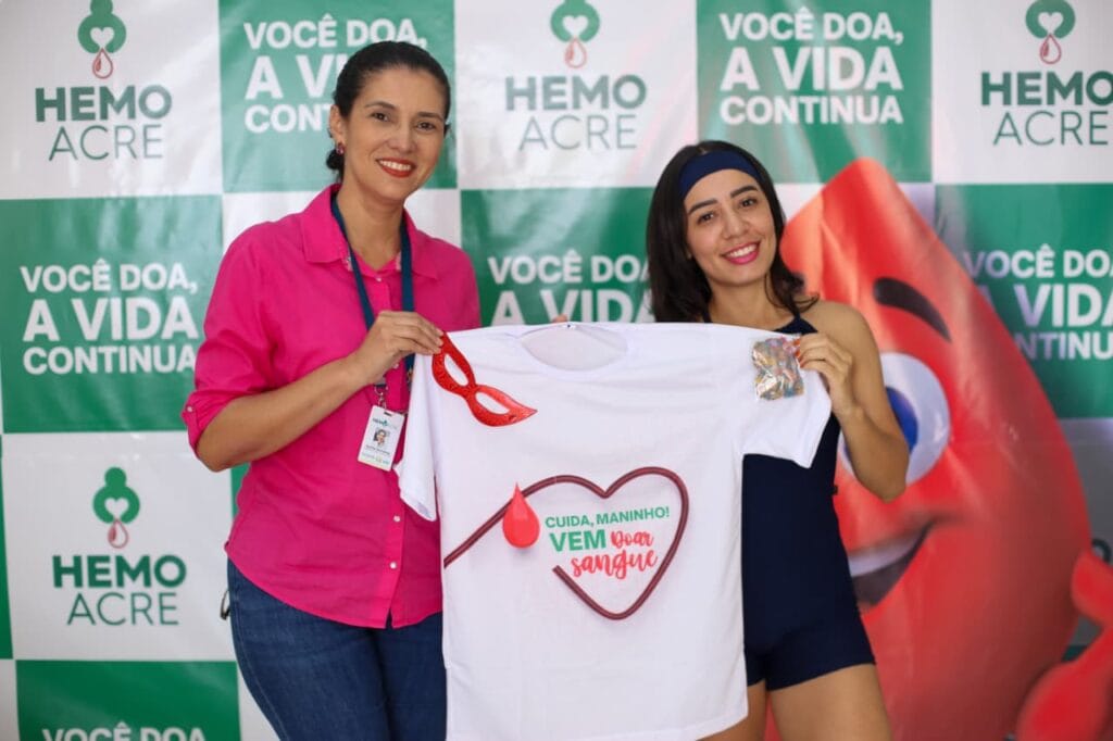 Hemoacre promove campanha de doação de sangue para garantir estoque seguro durante o Carnaval