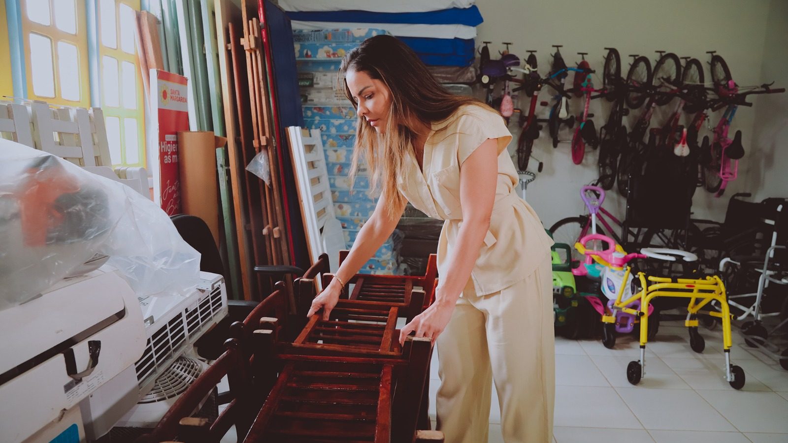 Primeira-dama visita Educandário Santa Margarida e reforça parceria com a Educação