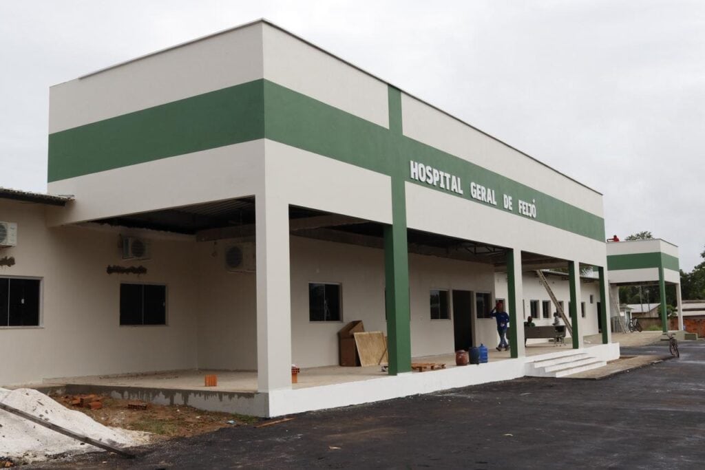 Obras no Hospital Geral de Feijó avançam e população ganhará estrutura ampla